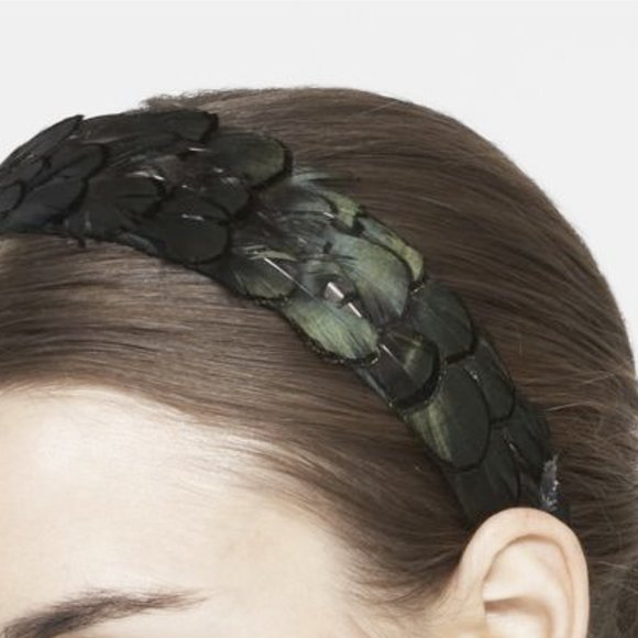 BCBGMAXAZRIA BCBG Feather Headband - Picture 2 of 6